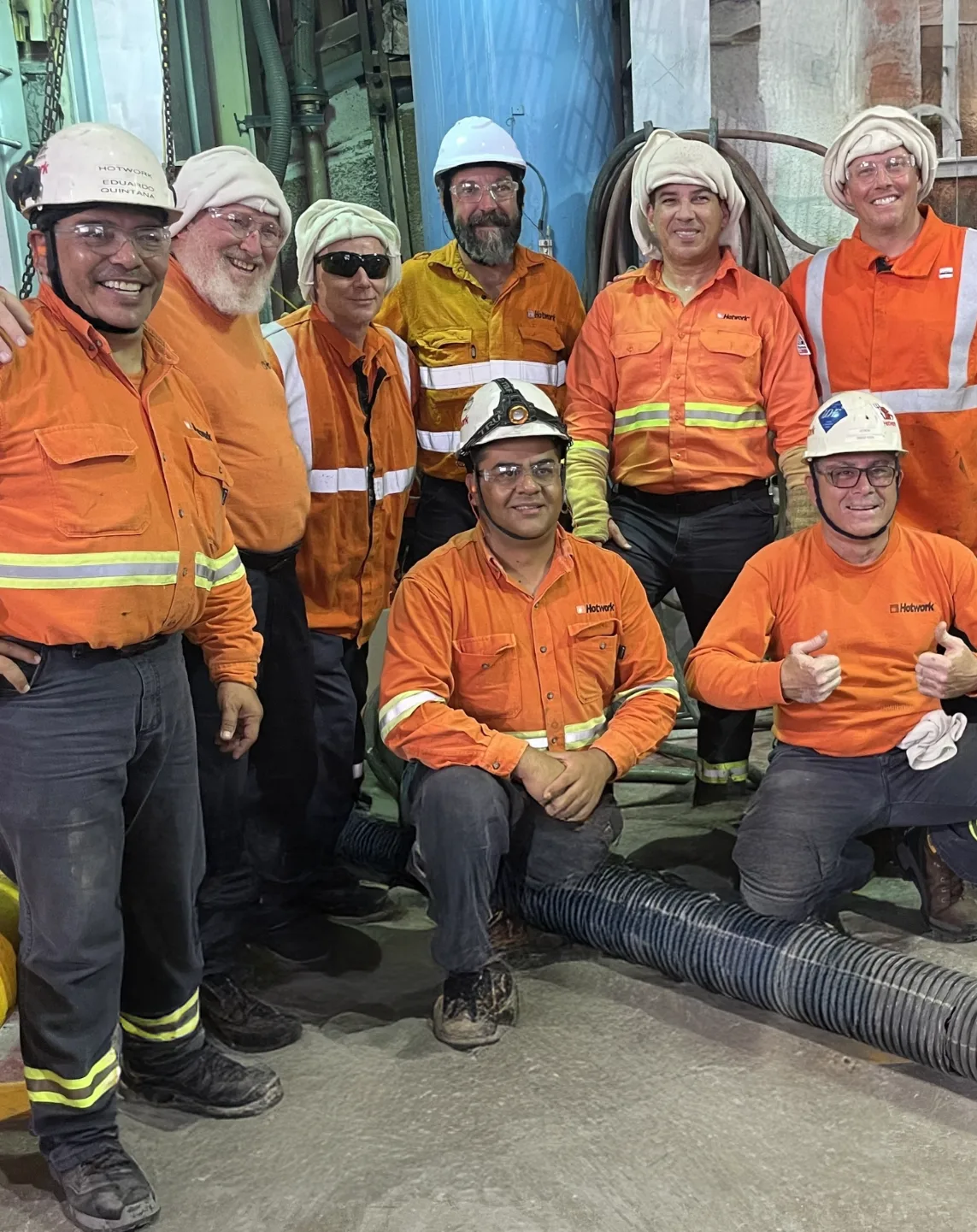 MSHA trained refractory dryout technicians